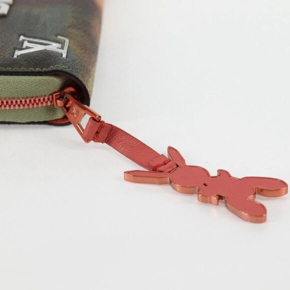 LOUIS VUITTON Masters Collection Da Vinci Zippy Wallet Green M64606 Auth 1 - Picture 6 of 16